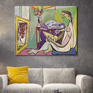 Pablo Picasso Canvas Wall Art, Classical Art Modern Fine Art Print Home Decor Pablo Picasso Print Art, Vintage Wall Art,Ready to Hang Canvas