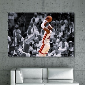 Jimmy Butler Wall Art Canvas, Jimmy Butler Poster, Jimmy Butler Print , NBA 2023 Conference Final , Man Cave Wall Decor,Miami Heat Wall Art