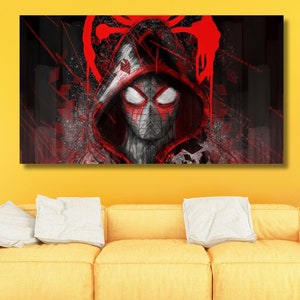 Spider-Man Poster,The Spider-Verse Wall Art , Spider-Man Art, Across The Spider-Verse Poster, Spider-Man Canvas Wall Hanging,Kids Room Decor