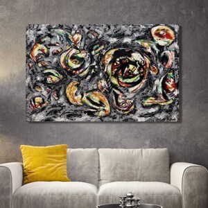 Jackson Pollock Wall Art,Abstract Canvas Wall Decor, Poster,Art Print, Painting, Jackson Pollock Extra Large Wall Art ,Ready to Hang Canvas