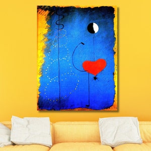 Dancer by Joan Miro 1925 Exhibition Poster, Joan Miro Print, Surrealism Art, Dancer 1925 CANVAS Print, JOAN MIRO Canvas,Ready To Hang Canvas
