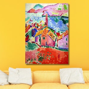 Henri Matisse Canvas Henri Matisse Art Henri Matisse Wall Art, Matisse Gallery Wall Art Matisse Artwork Landscape Canvas Ready to Hang Art