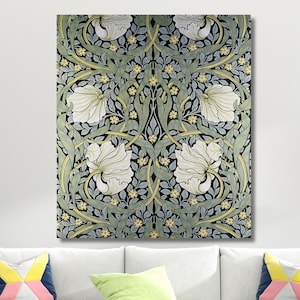 William Morris Canvas Wall Art, Exhibition Poster, Printable Wall Art, Morris Pattern, Digital Art, Art Print for Home, Wall Decor, Poster