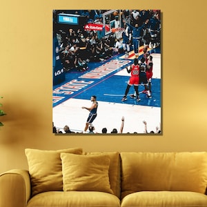 Impresión de lienzo de Steph Curry DON'T LOOK, póster de los Golden State Warriors, campeón de la NBA: arte de pared, arte de pared extragrande, lienzo listo para colgar
