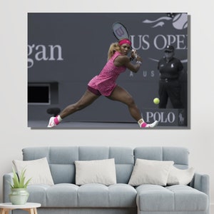 Serena Williams Poster, Fine Art Print,Serena Williams Wall Art,Serena Williams Canvas Poster,Serena Williams Canvas Print,Ready To Hang Art