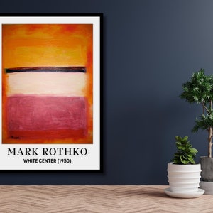 Mark Rothko Print, Mark Rothko Wall Art, Mark Rothko Wall Art, Original Abstract Art, Large Abstract Painting,Modern Painting,Ready To Hang