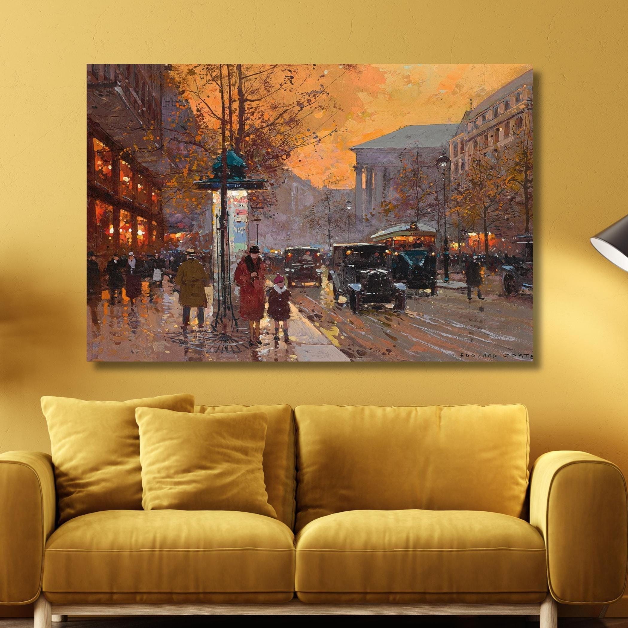 Edouard Leon Cortes Paris Ready to Hangcanvas,vaudeville Theater