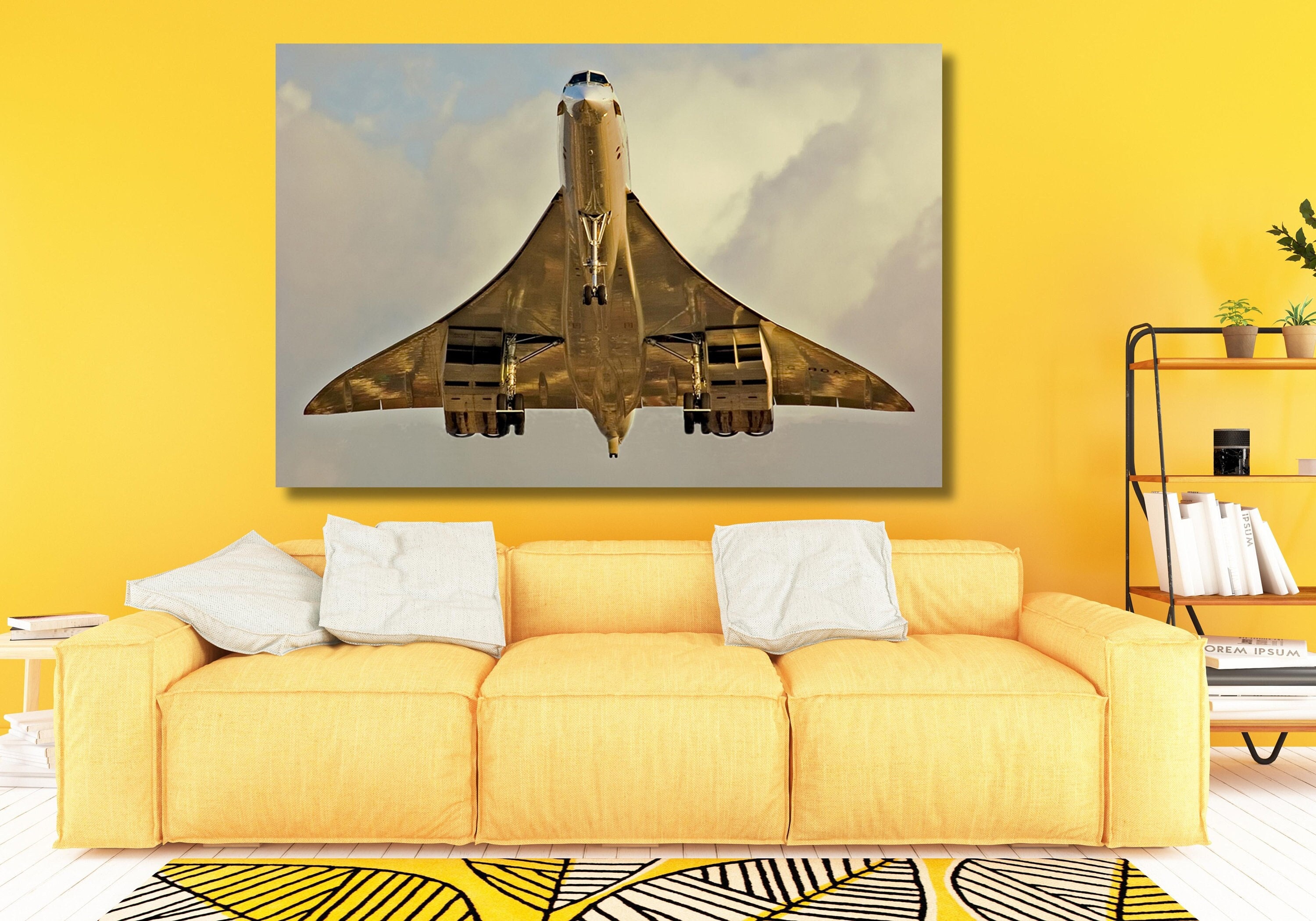 Concorde Canvas Signed Limited Edition Aviation Collectable Fine