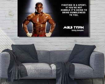 マイク タイソン ポスター キャンバス ウォールアート、ポスター