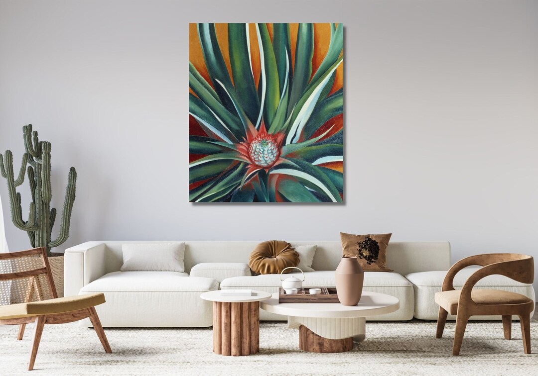 Georgia O’keeffe Pineapple Bud 1939 Print, Reproduction Painting Art, O ...