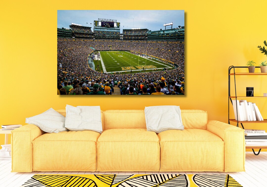 Lambeau Field Stadium Poster,lambeau Field Game Day Poster,lambeau ...