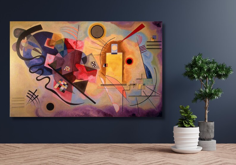 Wassily Kandinsky Canvas WALL ART, A Gallery Exhibition Canvas ART