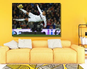 Legende woelmuis trapt Cristiano Ronaldo muurkunst, Cristiano Ronaldo canvas, quote muurkunst, Cristiano Ronaldo prints, Cristiano Ronaldo poster, CR7