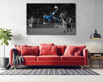 Leyenda: Chilena de Cristiano Ronaldo (Lienzo), Arte de pared con cita, Arte de pared de Cristiano Ronaldo, Láminas de Cristiano Ronaldo, Póster de Cristiano Ronaldo, CR7