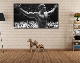 Arnold Schwarzenegger Rugs Poster, Body Building Wall Hanging, Tapestry Bodybuilding workout fitness, Arnold Schwarzenegger Ready To Hang