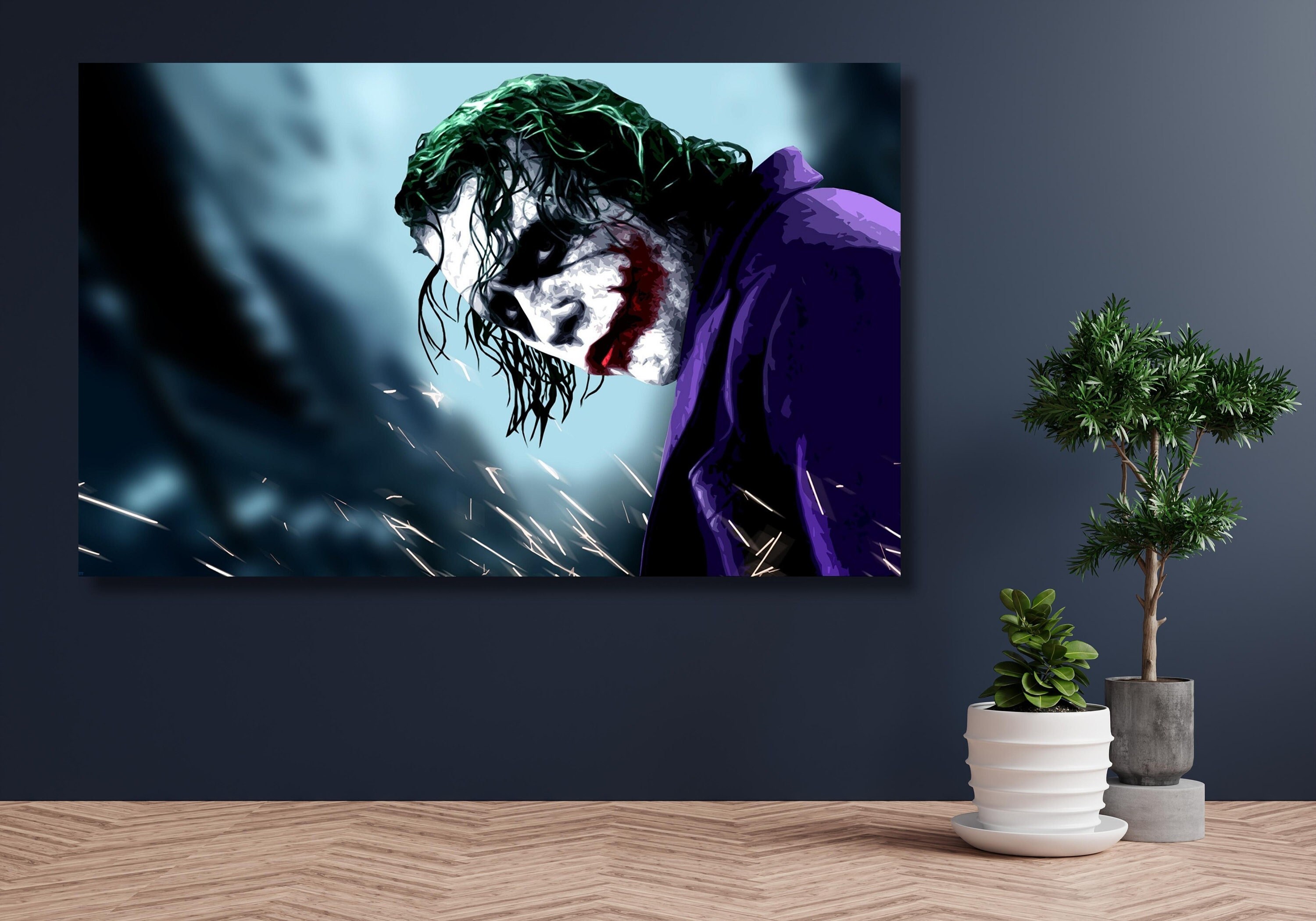 Joker Dark Knight Poster joker Canvas Wall Art joker Painting Extra Joker Dark Knight Poster joker Canvas Wall Art joker Painting Extra