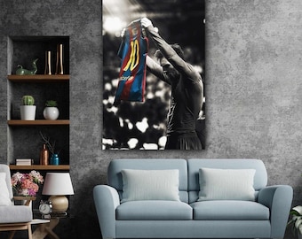 Messi Poster, Barca, Messi Wall Art, Messi, Barca Poster, Barcelona, Barcelona Print, Barcelona Fc, Barcelona Poster, Messi Canvas Wall Art