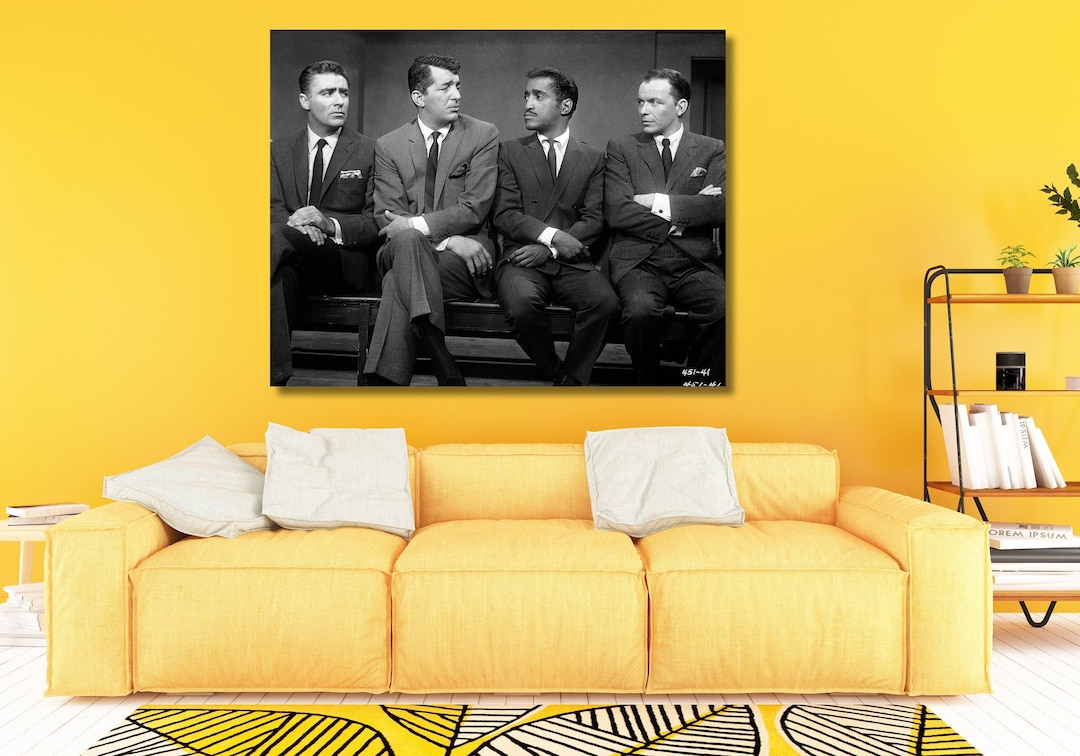 The Rat Pack Wall Art Frank Sinatra Dean Martin Sammy Davis Etsy