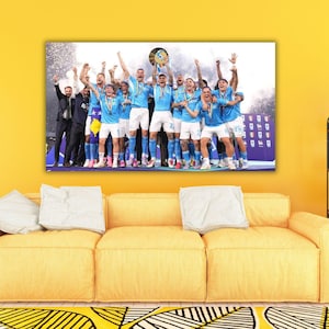 2025 SSC Napoli POSTER,Serie A Champion Ready to Hang Canvas Wall Art,Serie A Wall Art,Napoli Canvas,Gift for Men,Football Poster,Napoli Art