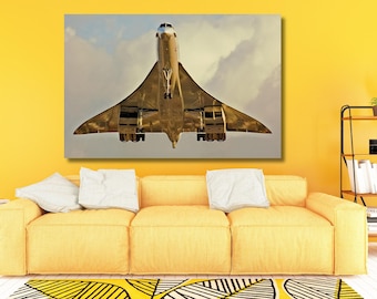 Concorde Canvas Signed Limited Edition Aviation Collectable Fine