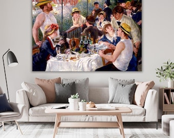 Das Mittagessen der Bootsparty 1881 Von Pierre Auguste Renoir Bereit, Leinwand zu hängen, Pierre Auguste Renoir, Pierre Auguste Renoir Poster Art