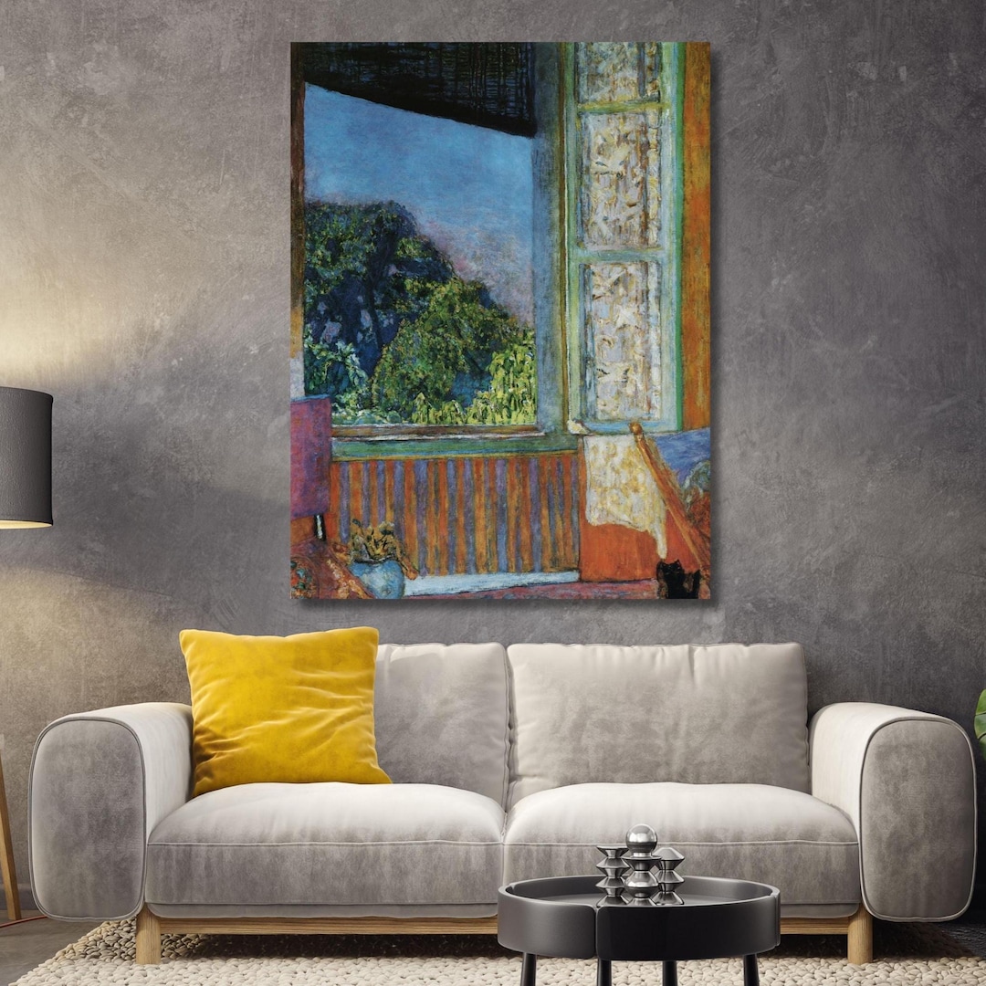 Pierre Bonnard the Open Window Ready to Hang Canvas,pierre Bonnard ...