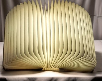 Book-shaped Folding Lamp, Bedside Decorative Night Light,  Beautiful Home Decor, Housewarming Gift, Unique Colorful  Decor, USB Interface