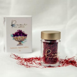 Saffron 100% Fresh Natural Pure - Premium Hand-Harvested Saffron in Gold foil Box, Healthy Gift, Zafran, زعفران,gift for mums, mother&#39;s day