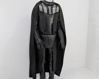 Darth Vader inspiriert Cosplay Kostüm | Sith Lord Komplette Rüstung Outfit mit Schulter Rüstung, Schienbeinschoner, Gürtel, Handschuhe, Stiefel & Codpiece