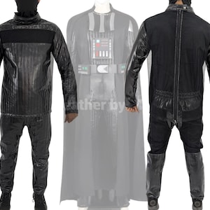 Darth Vader Full Cosplay Suit, Darth Vader Costume Suit with Accessories, Custom Flight Suit, Darth Vader Chest Armor, Darth Vader Sith Lord