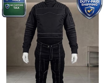 Bounty Hunter Cosplay Costume | 3-Piece Custom Flight Suit | Mandalorian Inspired Boba Fett Costume