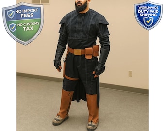 Boba Fett Cosplay Costume| Mandalorian Inspired Black Suit