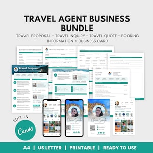 Travel Agent Client Intake Form, Travel Inquiry Form, Client Travel Inquiry Form, Travel Agency Forms, Travel Advisor - Edit free in Canva