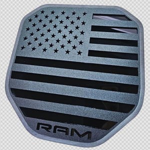 2-Pack Chrome 3D American Flag Emblem Decals For RAM BigHorn – Bold & Rust-Free