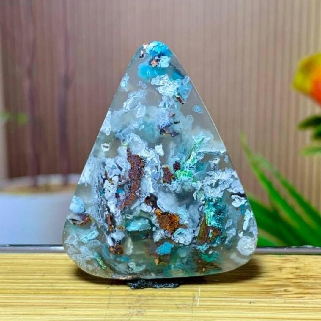 Chrysocolla Confetti Size: 34x24x5 Mm - Etsy