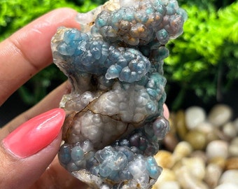 Specimens Botryoidal chrysocolla native copper size (62,3x32x19,6mm)