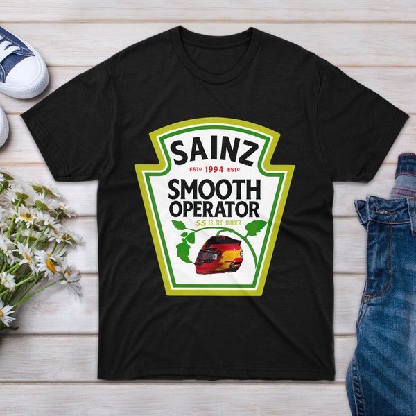 T-Shirt Carlos Boy Sainz Girl Smooth Women Operator Friend 2023 Unisex Sleeve Gift for Men Family