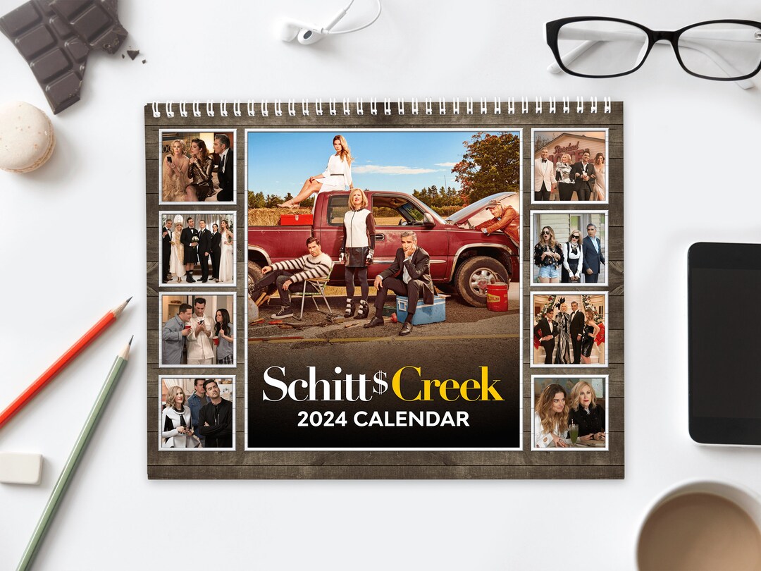 Desktop Calendars 2024 Schitts Desk Creek Planner Wall Gift for Her
