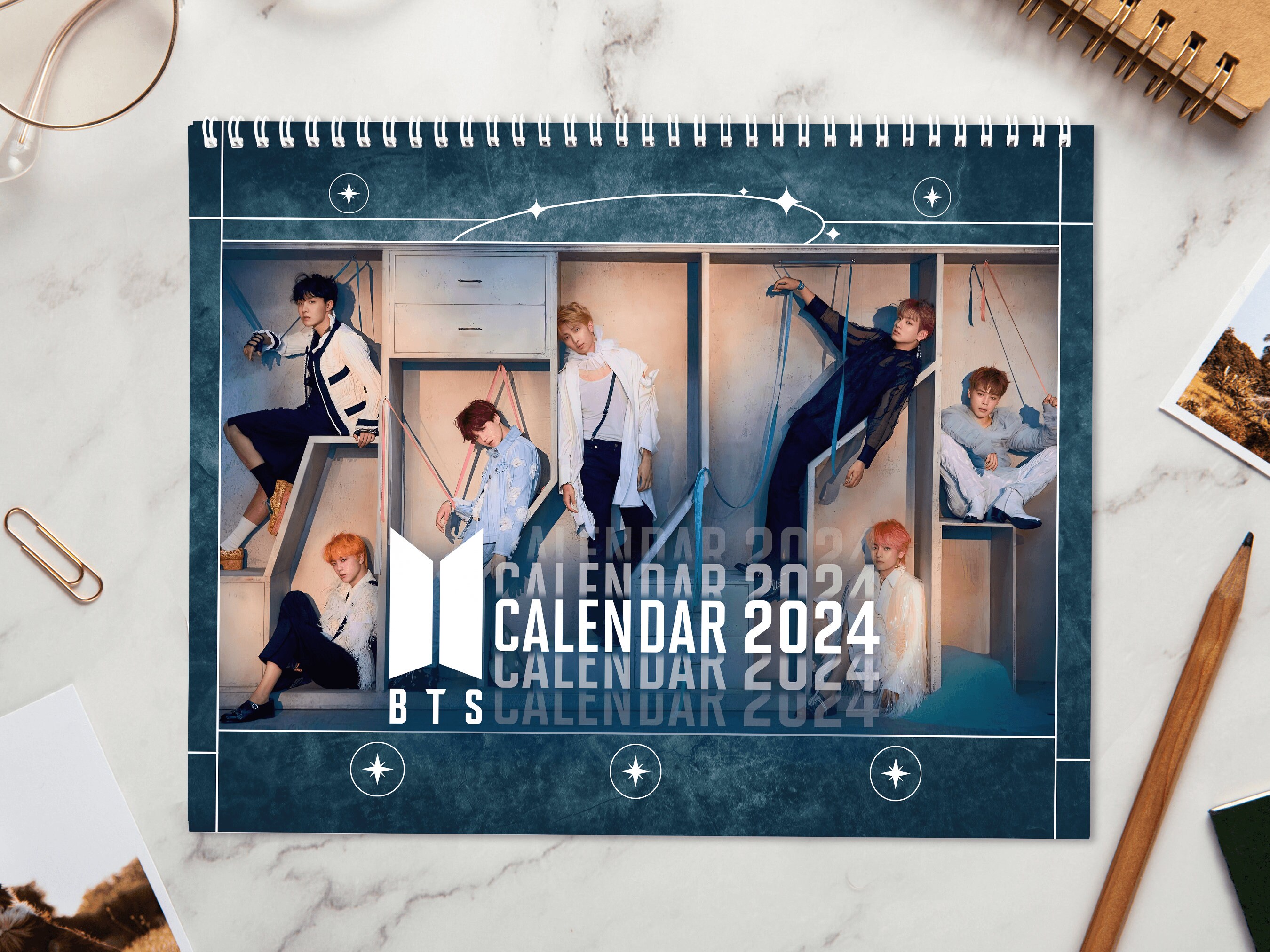 Desktop Calendars 2024 BTS Band sold by Valet Celestial | SKU 4206192 ...