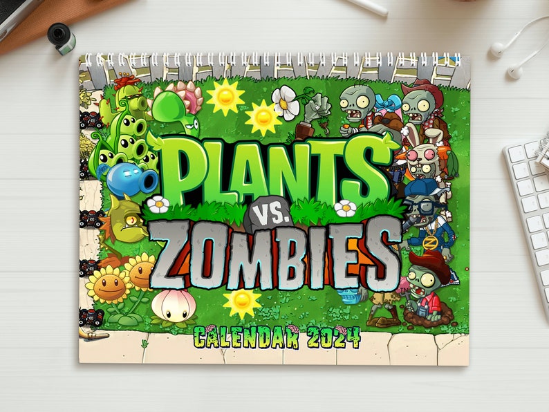 Desktop Calendars 2024 Plants Desk Family Vs Aesthetic Zombies