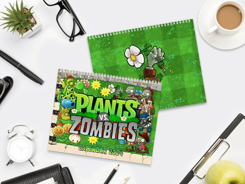 Desktop Calendars 2024 Plants Desk Family Vs Aesthetic Zombies