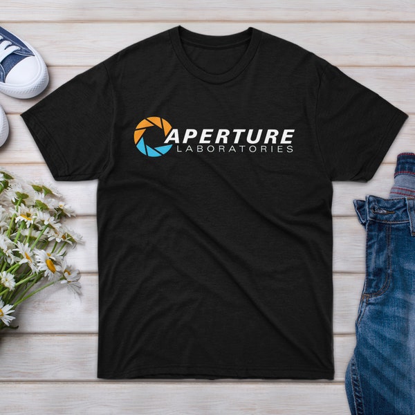 T-Shirt Portal Boy Aperture Friend Science Girl Logo Gift for Men Colors Family Unisex Women Sleeve