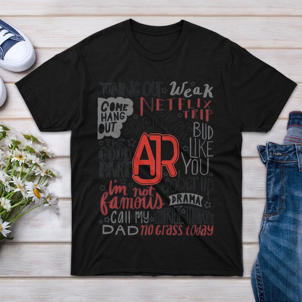 T-Shirt Ajr Women The Novelty Click T Tee Shirt Event Family Big Girl Unisex Short Friend Gift for Men Boy Sleeve Shirts