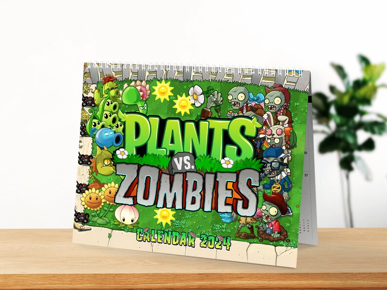 Desktop Calendars 2024 Plants Desk Family Vs Aesthetic Zombies