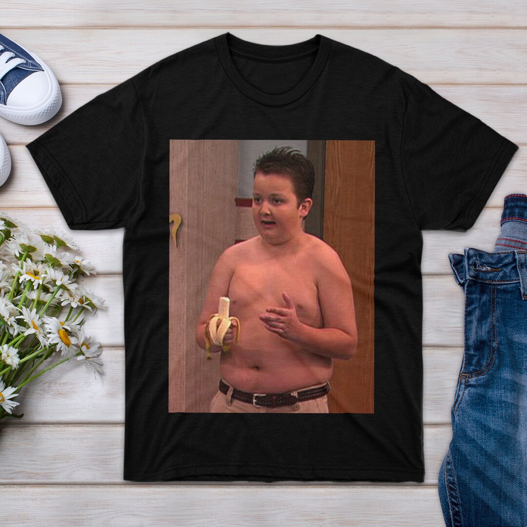 Tshirt Gibby T From Sleeve Icarly Unisex Novelty Shirts Gift for Men