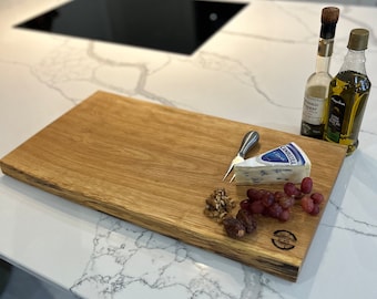 Live Edge - Chopping  Boards - Wooden Chopping Boards - Custom sizes - Great oak serving Board  @  Furniture by SPR