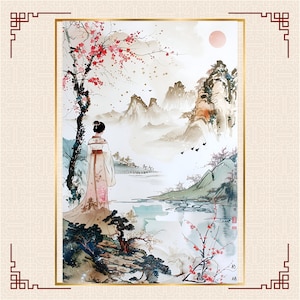 Graceful Charm: A Chinese Woman&#39;s Elegance