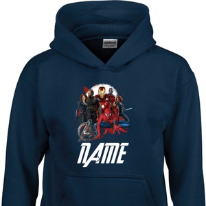 Marvel Superhero - Sudadera con capucha para niños, Spider-Man y  Vengadores, para niños