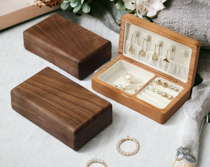 Versatile Jewelry Organizer Box - Perfect for Bracelets, Earrings, Necklaces | Ideal Travel Companion & Gift