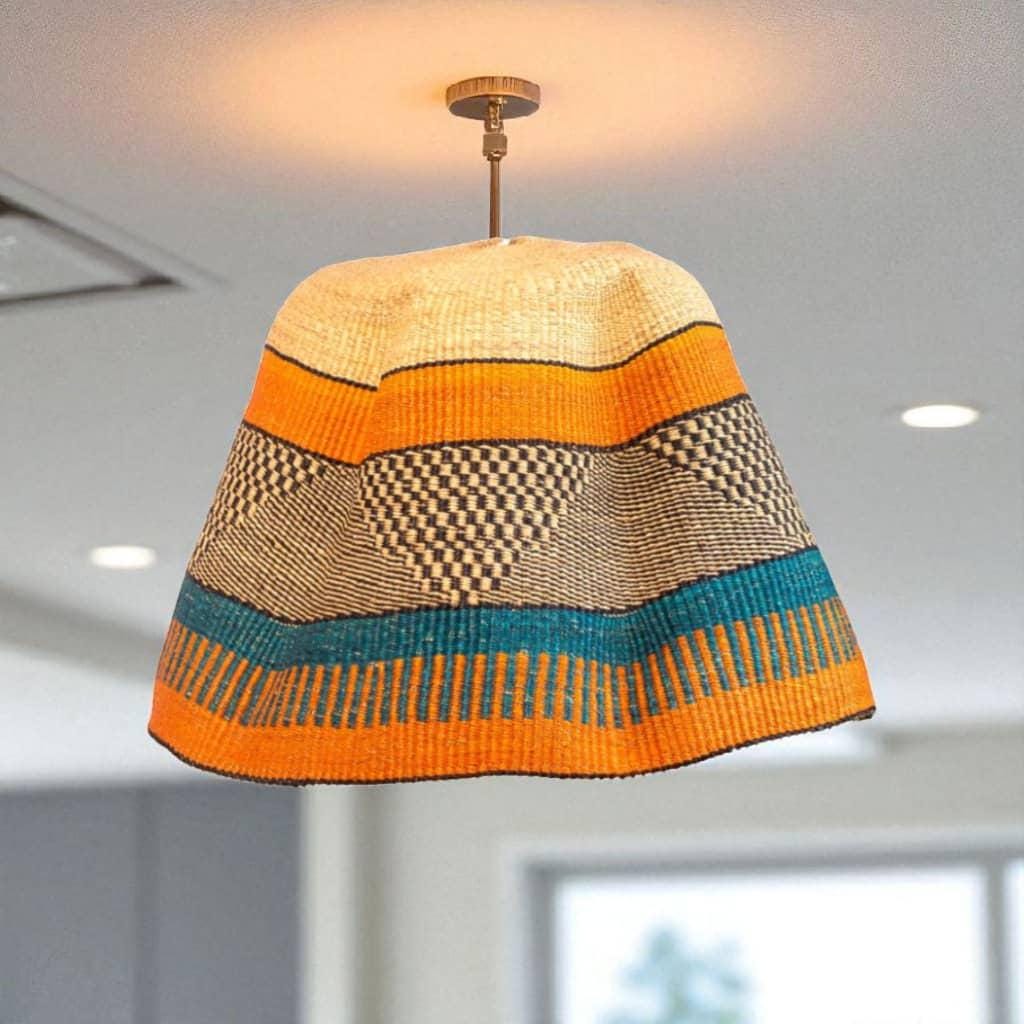 2x Rattan Lampenschirme Rund, Naturfarben, Für Hängelampe E27 - Boho Design, Handgeflochten